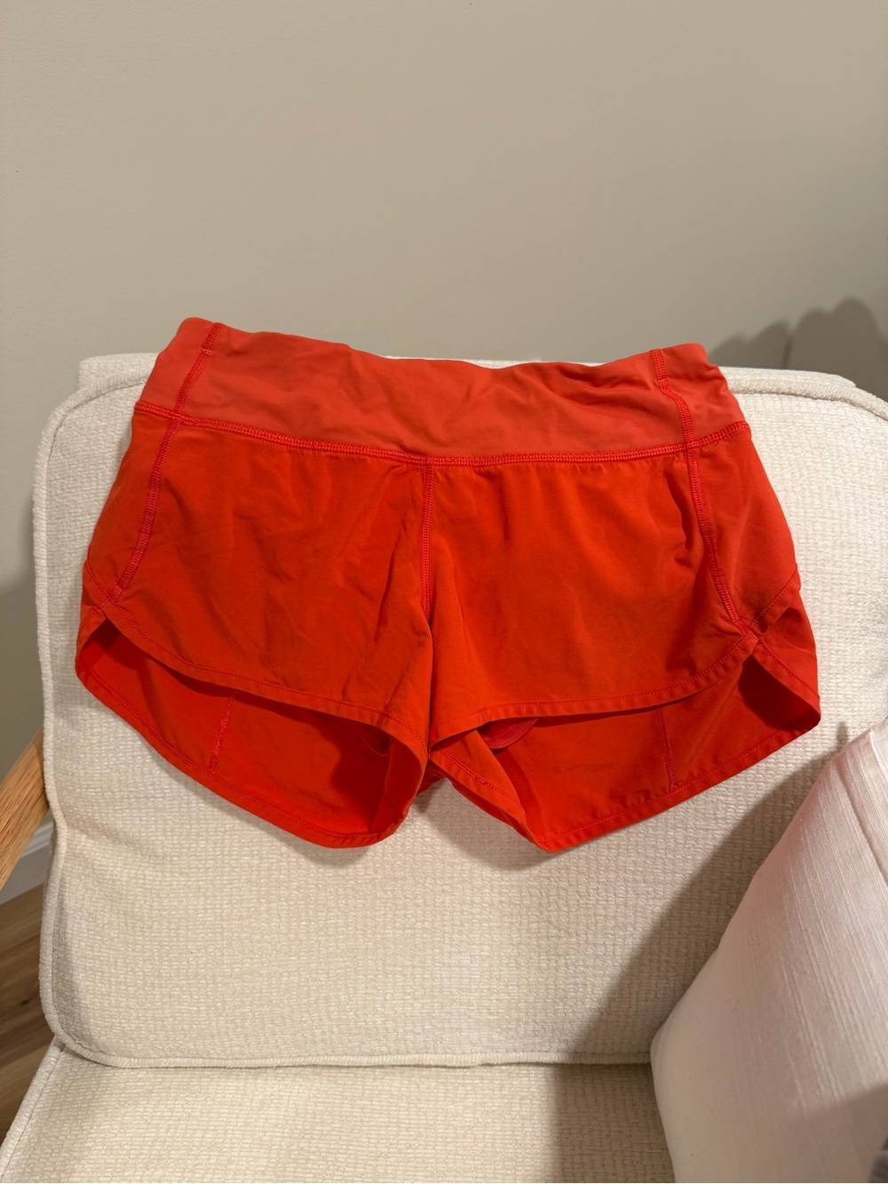 lululemon athletica Women's Orange Athletic Shorts